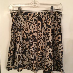 Topshop Cheetah Size 6(US) & Nordstrom (M) Skirts